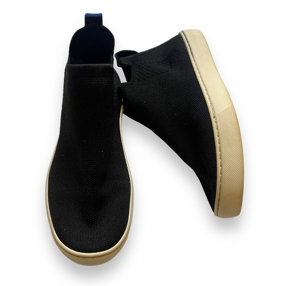Rothy's The Chelsea Women's Size 7 US Black Round Toe Ankle Sneaker Boots - Picture 3 of 6